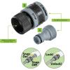 imageMelnor 65134AMZ 5 Piece Quick Connect Starter Set Connector Bundle Product and Faucet Adapter Product End and Faucet End Connector Black Yellow Grey3 pcs Set