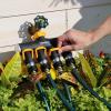 imageMelnor 65135AMZ 4 Way Lever Flow Through Valve Connector Bundle Yellow Black
