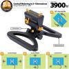imageMelnor 65137AMZ MiniMax Turbo Oscillating Sprinkler on Step Spike 4000 sq ft 4Way Adjustable Quick Connect Bundle YellowProduct Adapter