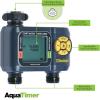 imageMelnor 65139AMZ AquaTimer Digital Hose Timer 2Zone Programmable Watering Timer Quick Connect Bundle Black Yellow