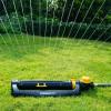 imageMelnor 65167AMZ XT Turbo Oscillating Sprinkler 4500 sq ft Quick Connect Bundle 3Way Adjustable Black Yellow2Way Adjustable With Timer