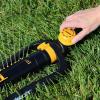 imageMelnor 65167AMZ XT Turbo Oscillating Sprinkler 4500 sq ft Quick Connect Bundle 3Way Adjustable Black Yellow2Way Adjustable With Timer