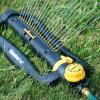 imageMelnor 65167AMZ XT Turbo Oscillating Sprinkler 4500 sq ft Quick Connect Bundle 3Way Adjustable Black Yellow2Way Adjustable With Timer