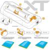 imageMelnor 65167AMZ XT Turbo Oscillating Sprinkler 4500 sq ft Quick Connect Bundle 3Way Adjustable Black Yellow3Way Adjustable Metal Base