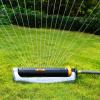 imageMelnor 65167AMZ XT Turbo Oscillating Sprinkler 4500 sq ft Quick Connect Bundle 3Way Adjustable Black Yellow3Way Adjustable Metal Base
