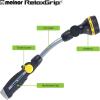 imageMelnor 65173AMZ RelaxGrip 8 Pattern 16quot Pivoting Wand Bundle Metal Black Yellow