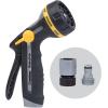 imageMelnor 65188AMZ RelaxGrip Metal Nozzle MultiPattern Arthritis Foundation Ease of Use Certified Quick Connect Bundle Black Yellow8Pattern