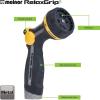 imageMelnor 65188AMZ RelaxGrip Metal Nozzle MultiPattern Arthritis Foundation Ease of Use Certified Quick Connect Bundle Black Yellow8Pattern