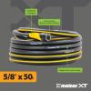 imageMelnor 88050AMZ XT Fusion Garden Hose 58quot x 50ft  Durable  Lightweight  KinkResistant  Polymer Blend  BlackOrange