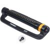 imageMelnor 65167AMZ XT Turbo Oscillating Sprinkler 4500 sq ft Quick Connect Bundle 3Way Adjustable Black Yellow1Way Adjustable