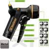 imageMelnor 65039AMZ XT Metal Front Trigger Nozzle with QuickConnect Product Adapter Set MultiPattern