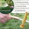 imageMelnor 65043AMZ Solid Brass Nozzle Bundle  Heavy Duty Adjustable Spray ampamp HighPressure Jet  LeakFree Design  Compact
