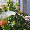 imageMelnor 65092AMZ Relax Grip Head Watering Wand with QuickConnect Product Adapter Set Short GentleRain Shower
