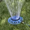 imageMelnor 65101AMZ Sprout Metal 8Pattern Sprinkler and QuickConnect Product Adapter Amazon Bundle Gooseberry GreenBlueberry Blue