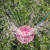imageMelnor 65101AMZ Sprout Metal 8Pattern Sprinkler and QuickConnect Product Adapter Amazon Bundle Gooseberry GreenRaspberry Red