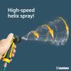 imageMelnor 65119AMZ 2Pattern Vortex Garden Hose Sprayer Nozzle QuickConnect Product Adapter Black Yellow Slip Resistant Water Hose Nozzle for Car Washing Patio Pet2Pattern