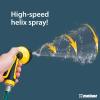 imageMelnor 65119AMZ 2Pattern Vortex Garden Hose Sprayer Nozzle QuickConnect Product Adapter Black Yellow Slip Resistant Water Hose Nozzle for Car Washing Patio Pet6Pattern