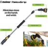 imageMelnor 65145AMZ RelaxGrip 8Pattern PivotingHead QuickConnects Extension Wand BlackYellow