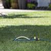 imageMelnor 65148AMZ TurboTek Oscillating Sprinkler 2800 sq ft Quick Connect Bundle 16 Precision Nozzle Green Yellow3 200 sq ft