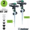 imageMelnor 65152AMZ Plastic Pulsating Sprinkler on Metal Spike Quick Connect Amazon Bundle Black GreenDP Metal Spike  Plastic Head