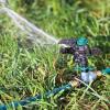 imageMelnor 65152AMZ Plastic Pulsating Sprinkler on Metal Spike Quick Connect Amazon Bundle Black GreenDP Metal Spike  Plastic Head