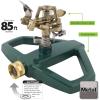 imageMelnor 65152AMZ Plastic Pulsating Sprinkler on Metal Spike Quick Connect Amazon Bundle Black GreenMetal Sled  Metal Head