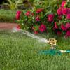 imageMelnor 65152AMZ Plastic Pulsating Sprinkler on Metal Spike Quick Connect Amazon Bundle Black GreenMetal Sled  Metal Head