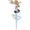 imageMelnor 65152AMZ Plastic Pulsating Sprinkler on Metal Spike Quick Connect Amazon Bundle Black GreenMetal Step Spike  Metal Head