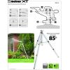 imageMelnor 65152AMZ Plastic Pulsating Sprinkler on Metal Spike Quick Connect Amazon Bundle Black GreenTripod  Metal Head