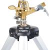 imageMelnor 65152AMZ Plastic Pulsating Sprinkler on Metal Spike Quick Connect Amazon Bundle Black GreenTripod  Metal Head