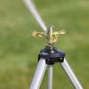 imageMelnor 65152AMZ Plastic Pulsating Sprinkler on Metal Spike Quick Connect Amazon Bundle Black GreenTripod  Metal Head