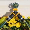 imageMelnor 65170AMZ 2 Way Lever Flow Through Valve Connector Bundle Yellow Black