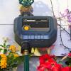 imageMelnor 65182AMZ Bluetooth Hose Timer 1Zone Programmable Watering Timer Quick Connect Bundle Black Yellow1 Valve