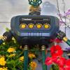 imageMelnor 65184AMZ Bluetooth Water Timer with 4Zone Control 12 Programmable Start Times Watering Delay Manual Mode WeatherResistant 2 Piece Quick Connect Bundle Black Yellow