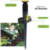 imageMelnor 65185AMZ MultiAdjustable Spike Sprinkler 3Pack WQuick Connect Bundle Flow Through Base Black Grey YellowSpike Sprinkler