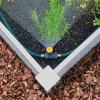 imageMelnor 65185AMZ MultiAdjustable Spike Sprinkler 3Pack WQuick Connect Bundle Flow Through Base Black Grey YellowSpike Sprinkler