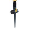 imageMelnor 65185AMZ MultiAdjustable Spike Sprinkler 3Pack WQuick Connect Bundle Flow Through Base Black Grey YellowSpike Sprinkler