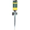 imageMelnor 65404AMZ Turbo Rotary Sprinkler on Step Spike 4Pattern QuickConnect Product Adapter Green Yellow4Pattern with QC Adapter