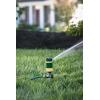 imageMelnor 65404AMZ Turbo Rotary Sprinkler on Step Spike 4Pattern QuickConnect Product Adapter Green Yellow4Pattern with QC Adapter