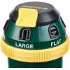 imageMelnor 65404AMZ Turbo Rotary Sprinkler on Step Spike 4Pattern QuickConnect Product Adapter Green YellowSpike Gear Sprinkler
