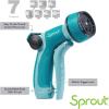 imageSprout 65108AMZ Metal Front Trigger 7Pattern Nozzle and QuickConnect Product Adapter Amazon Bundle Blueberry BlueGooseberry Green
