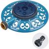 imageMelnor 65101AMZ Sprout Metal 8Pattern Sprinkler and QuickConnect Product Adapter Amazon Bundle Gooseberry GreenBlueberry Blue
