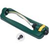 imageMelnor 65148AMZ TurboTek Oscillating Sprinkler 2800 sq ft Quick Connect Bundle 16 Precision Nozzle Green Yellow3 200 sq ft
