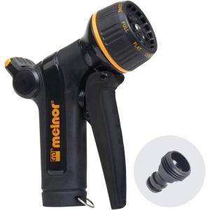 imageMelnor 65039AMZ XT Metal Front Trigger Nozzle with QuickConnect Product Adapter Set MultiPattern