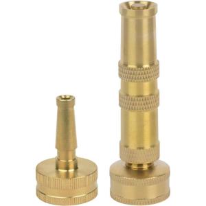 imageMelnor 65043AMZ Solid Brass Nozzle Bundle  Heavy Duty Adjustable Spray ampamp HighPressure Jet  LeakFree Design  Compact
