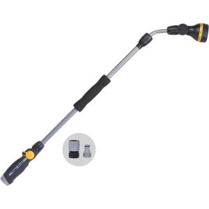 imageMelnor 65145AMZ RelaxGrip 8Pattern PivotingHead QuickConnects Extension Wand BlackYellow