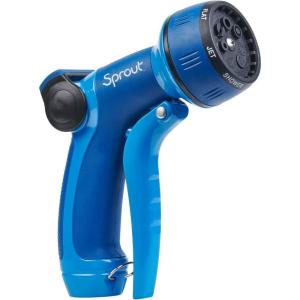 imageSprout 65108AMZ Metal Front Trigger 7Pattern Nozzle and QuickConnect Product Adapter Amazon Bundle Blueberry BlueBlueberry Blue