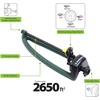 image:imageMelnor 65149AMZ Oscillating Sprinkler 18 Precision Brass Nozzles Adjustable Coverage Waters Up to 3400 Sq Ft Quick Connect Bundle Green Yellow2 650 sq ft