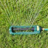 image:imageMelnor 65149AMZ Oscillating Sprinkler 18 Precision Brass Nozzles Adjustable Coverage Waters Up to 3400 Sq Ft Quick Connect Bundle Green Yellow2 800 sq ft
