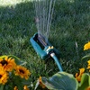 image:imageMelnor 65149AMZ Oscillating Sprinkler 18 Precision Brass Nozzles Adjustable Coverage Waters Up to 3400 Sq Ft Quick Connect Bundle Green Yellow2 800 sq ft